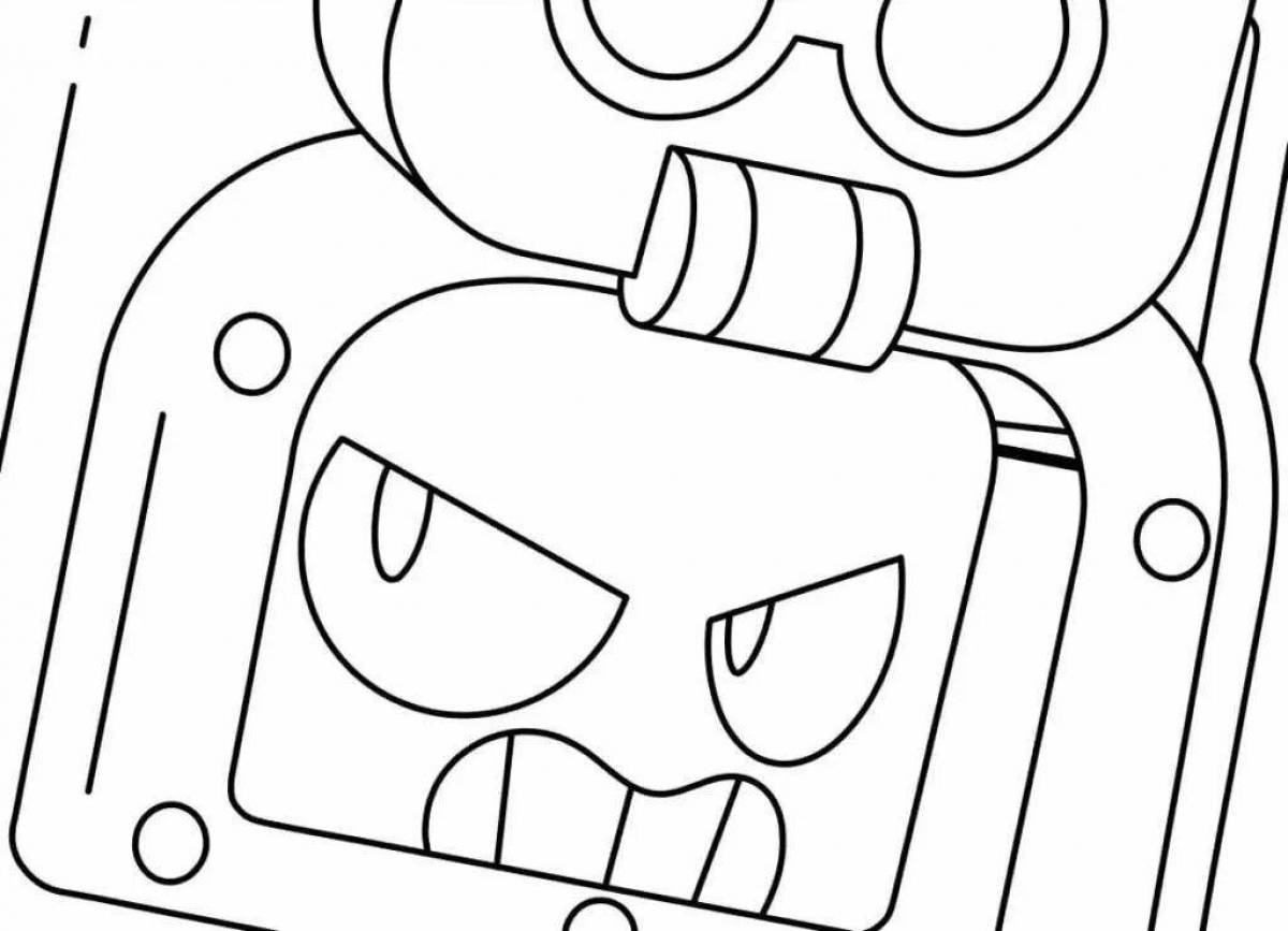 Otis brawl stars hip coloring