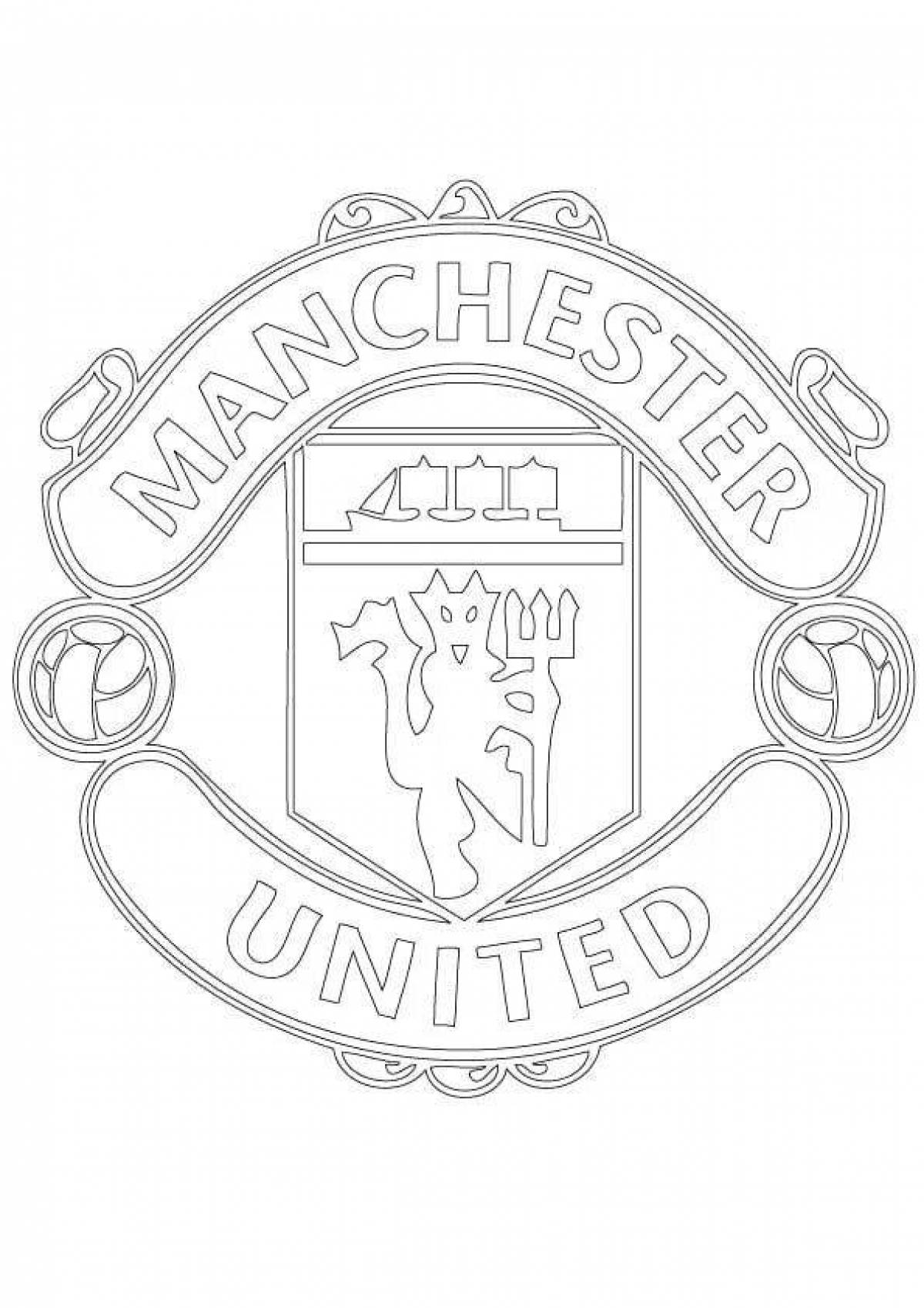 Fabulous coloring pages with football club emblems