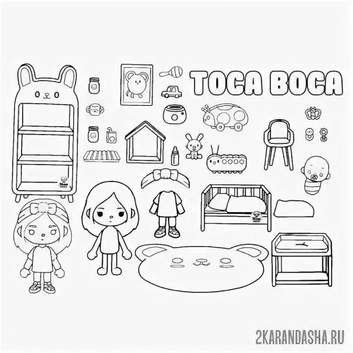 Яркая мебель toka boca