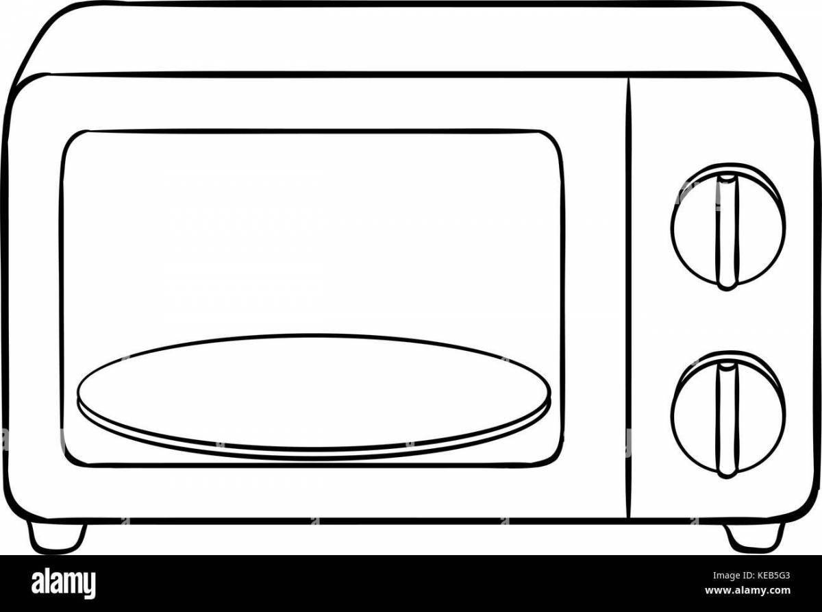 Amazing microwave coloring book