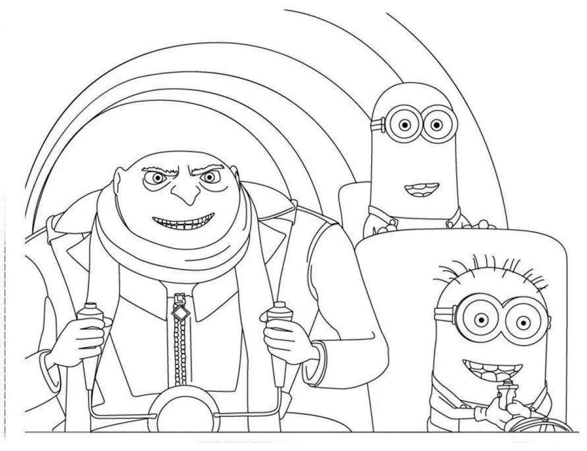 Gorgeous Gru Coloring Page