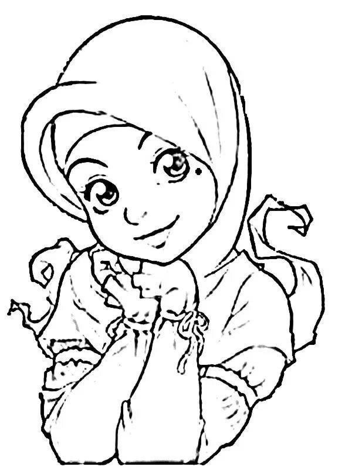 Soothing Muslim coloring book
