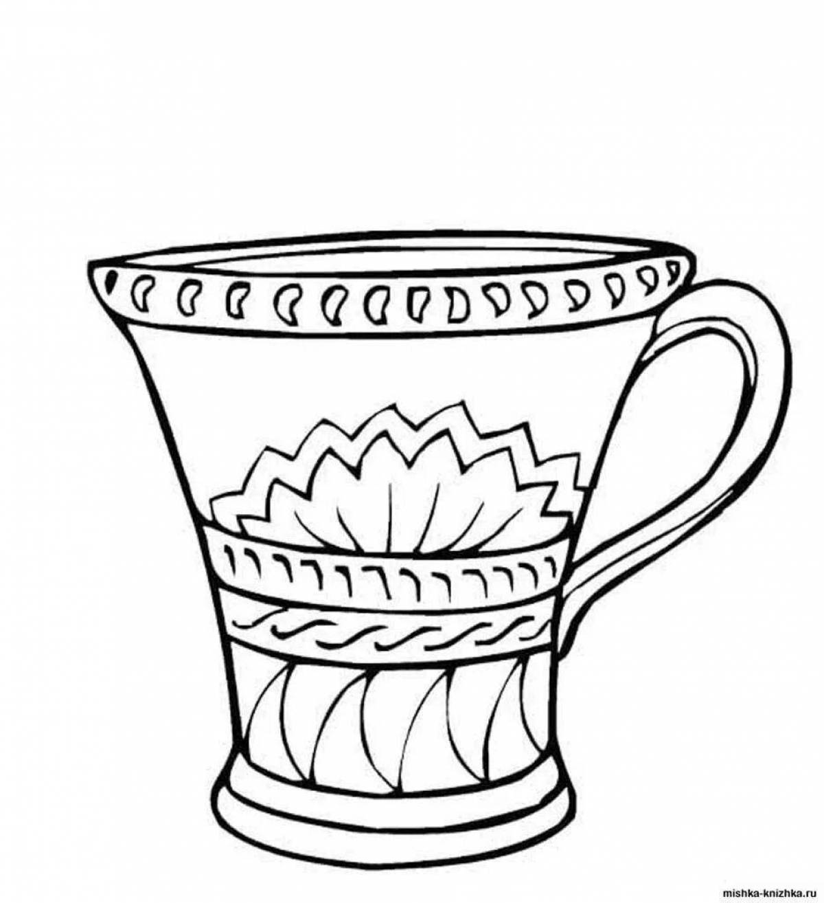 Цветная фантазия kesa coloring page