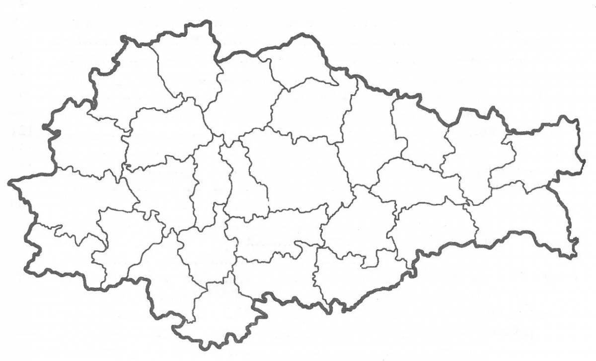 Detailed coloring Kurgan region