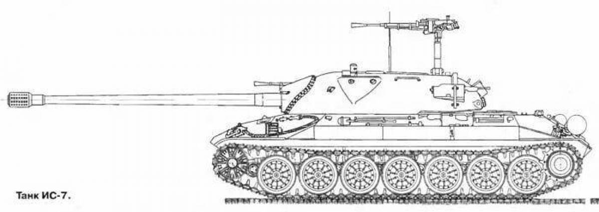 Bc 7 12. Советский танк ИС 7. Танк ИС 7 вид сбоку. Иосиф Сталин 7 танк. Механизм заряжания пушки танка ИС 7.