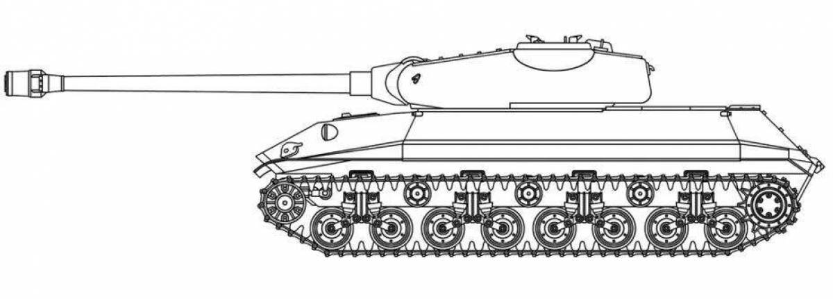 Рисунок 7 36. Танк ИС-7. Танк ИС 3 сбоку. Танк ИС 7 сбоку. ИС 4 вид сбоку.