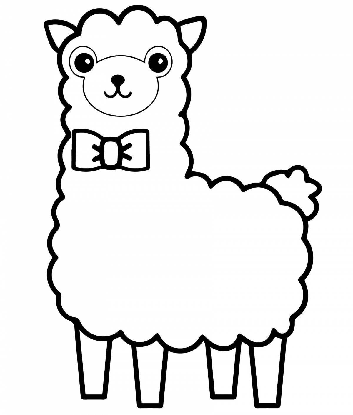 Llama for kids #7