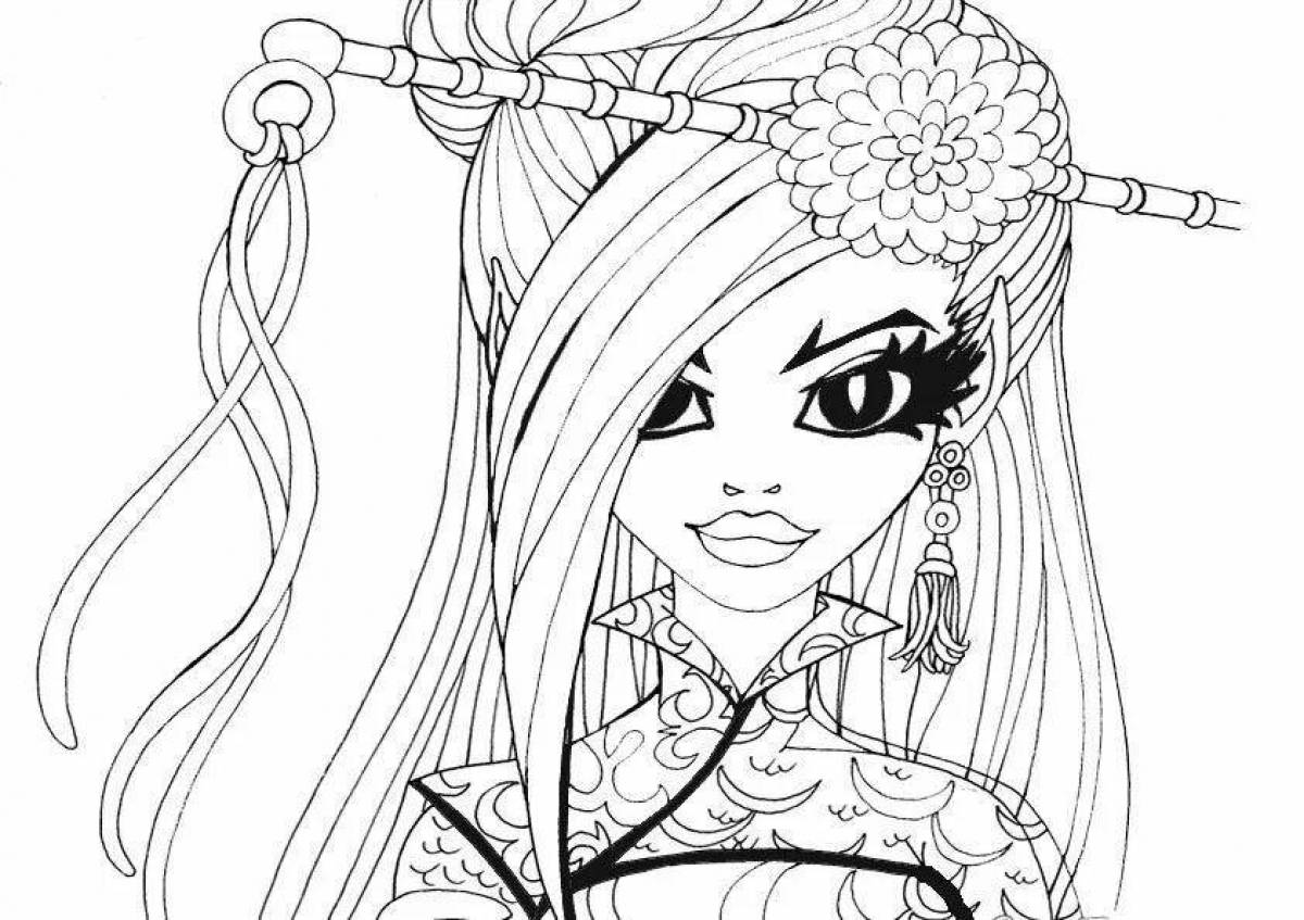 Colorific coloring page for girls 8 years cool