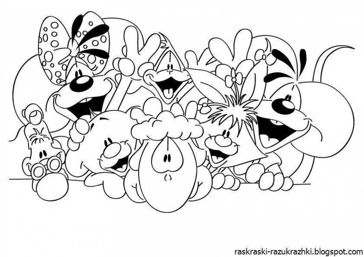 Intriguing coloring page 15