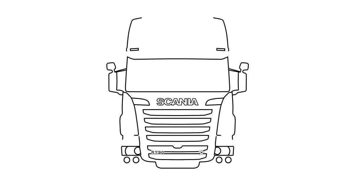 Scania elegant coloring