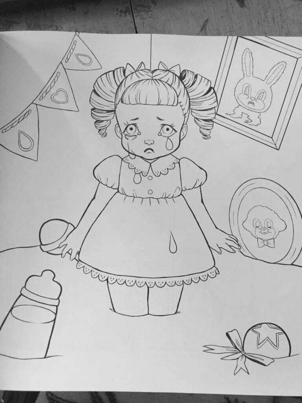 Living crybaby coloring