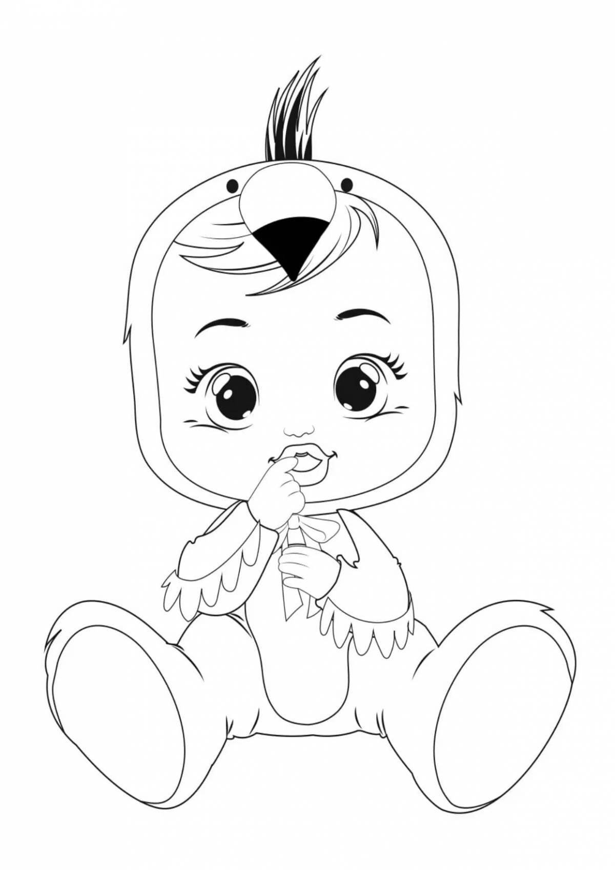 Crybaby freaky coloring book