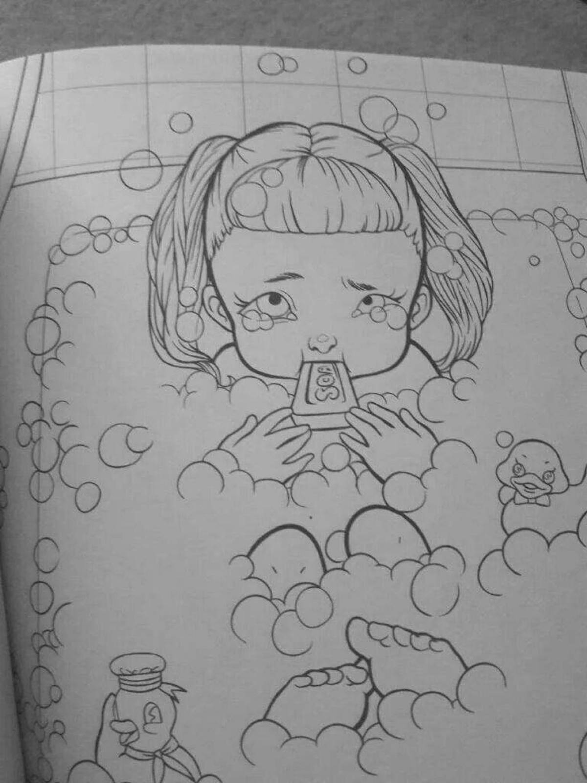 Great crybaby coloring book