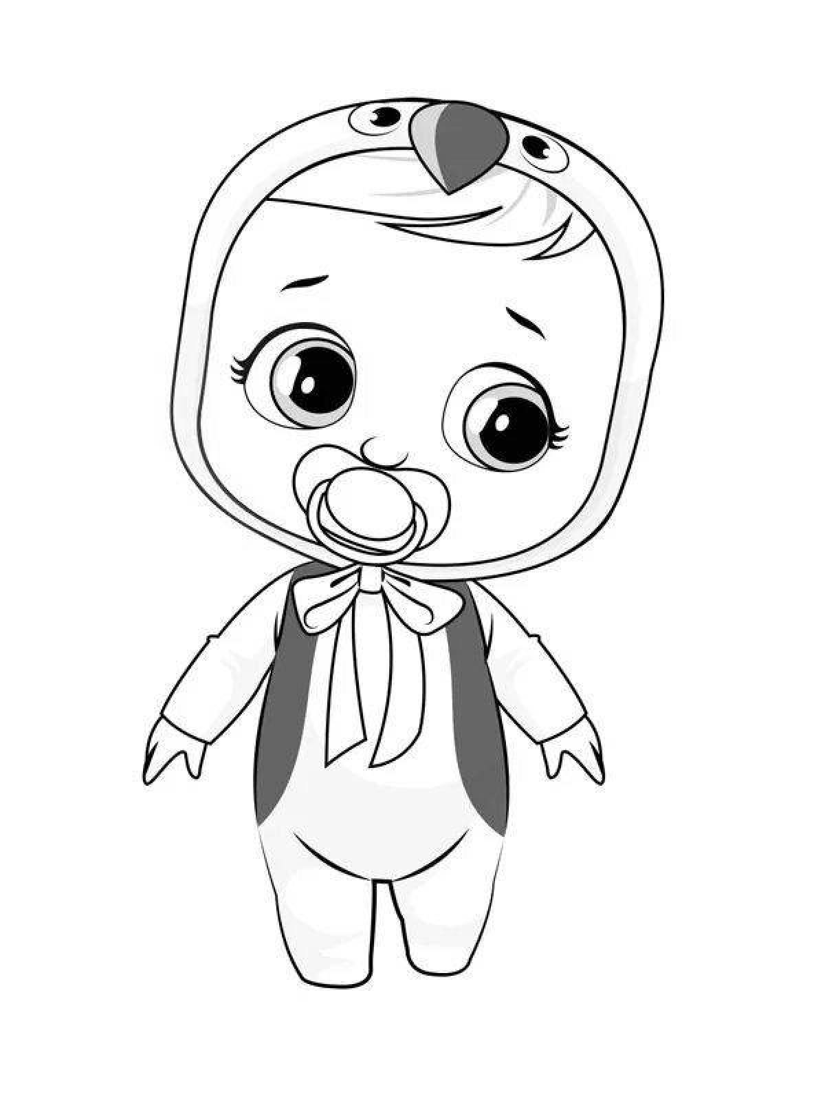 Blessed Charan baby coloring page