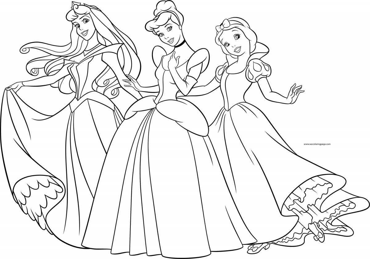 Great coloring all princesses