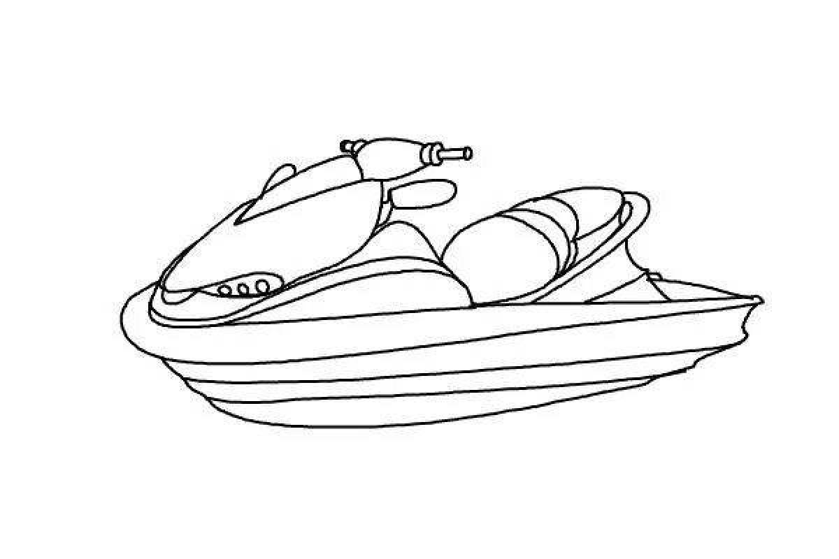 Coloring page generous water transport