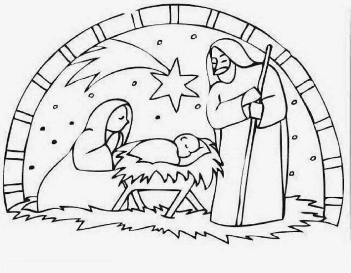 Nativity scene for kids #4