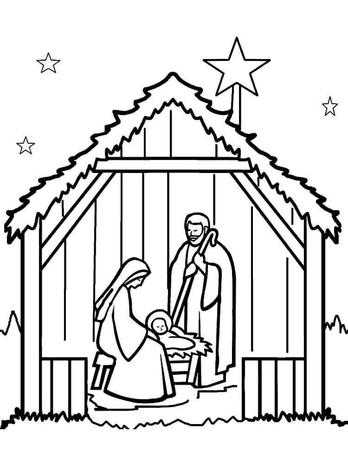 Nativity scene for kids #8