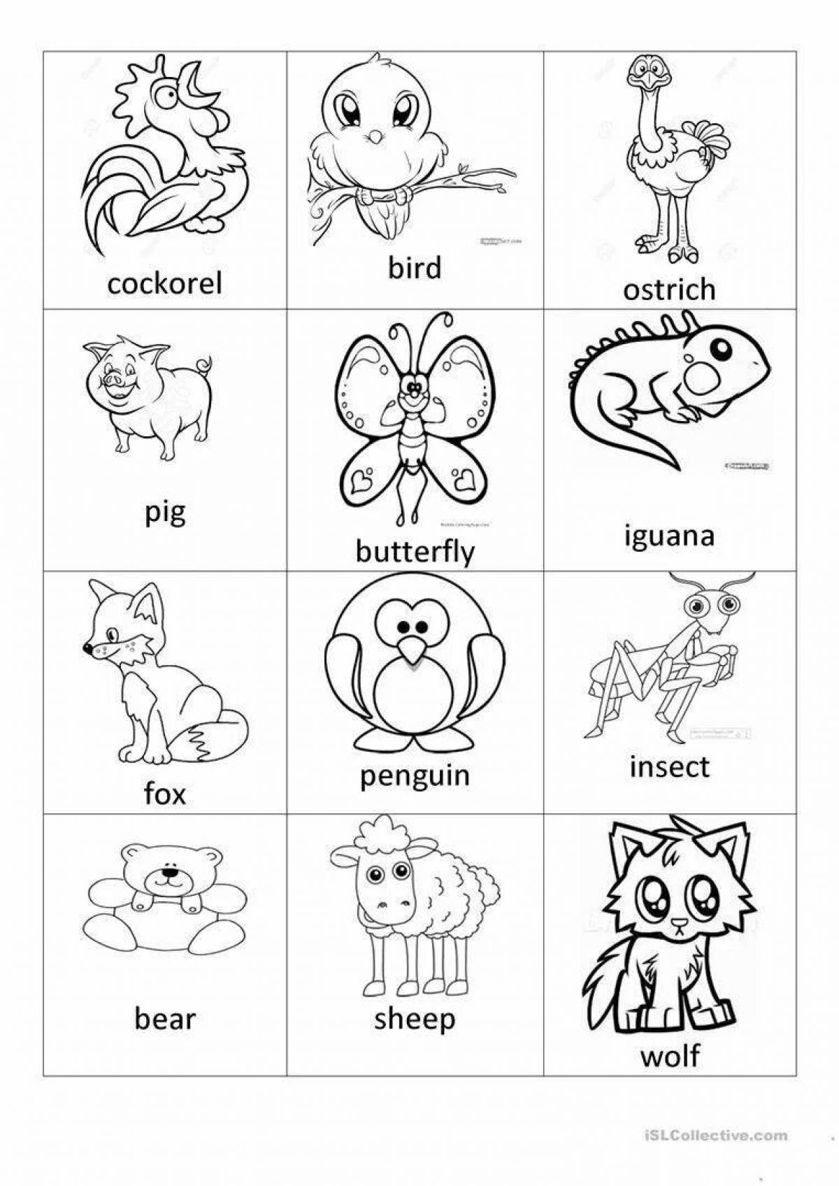 Animals in english #4