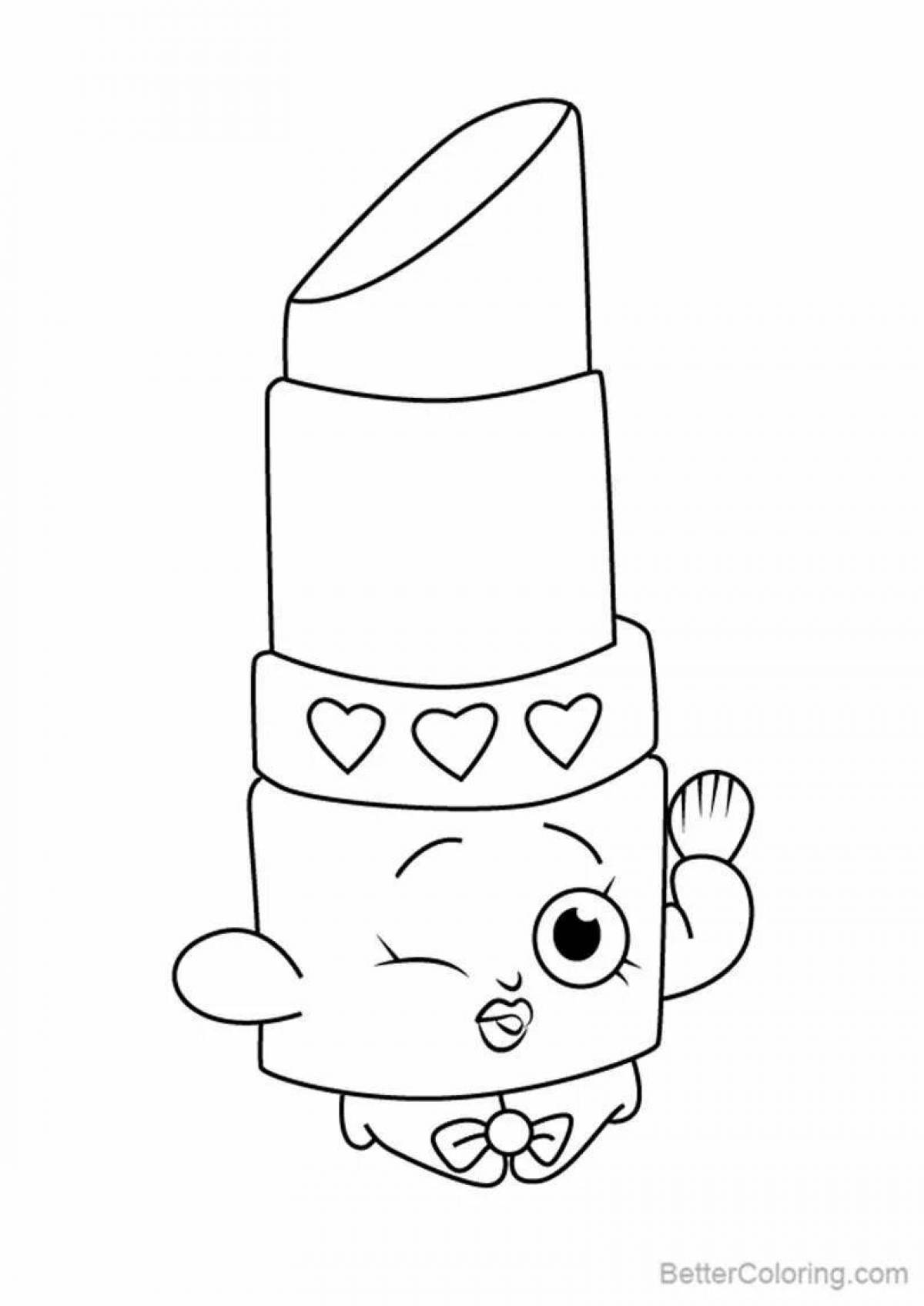 Fun three markers challenge coloring page