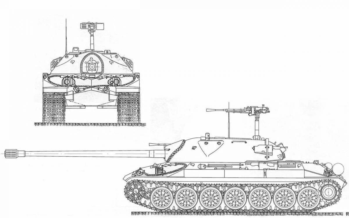 Grand tank coloring page