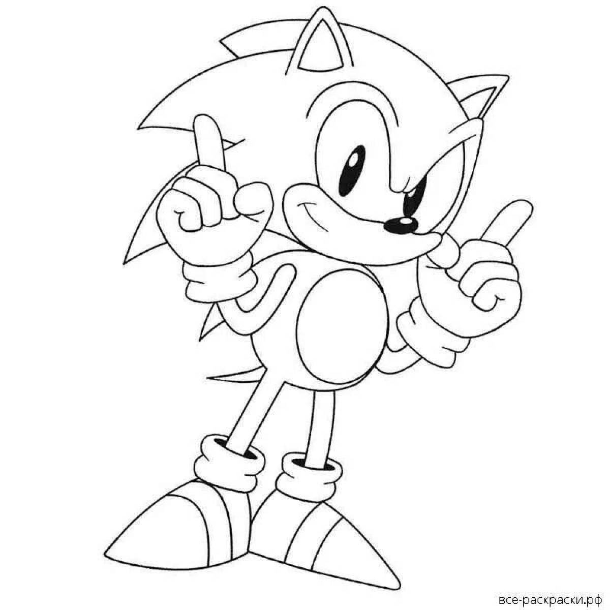 Sonic 3 movie incredible coloring book