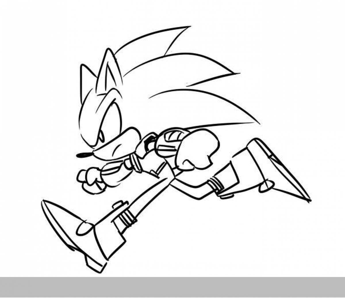 Sonic 3 movie wonderful coloring pages