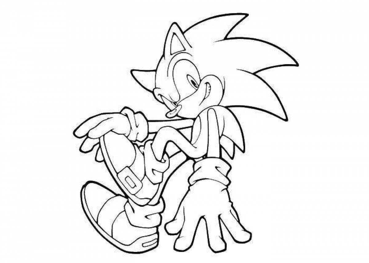 Intriguing sonic 3 movie coloring book