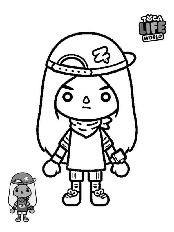 Coloring Pages Toka boka characters girls (40 pcs) - download or print ...