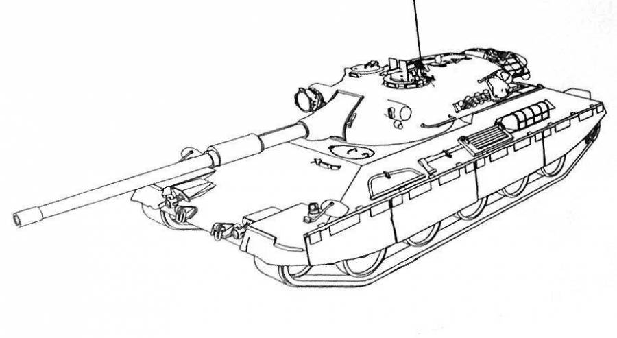 Как нарисовать танк шеридан