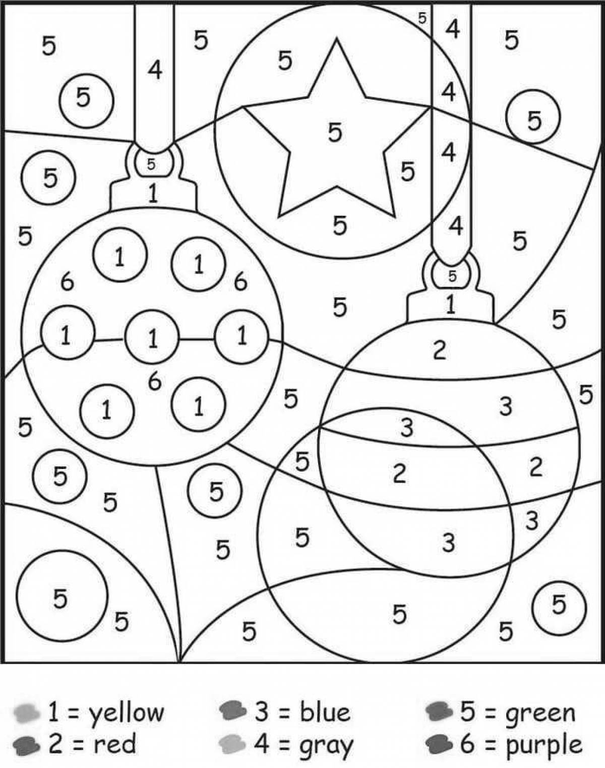 Новогодние математические раскраски. Новогодние цифры раскраска. Раскраска новый год для детей по цифрам. Новогодние раскраски по номерам. Новогодние раскраски по цветам.
