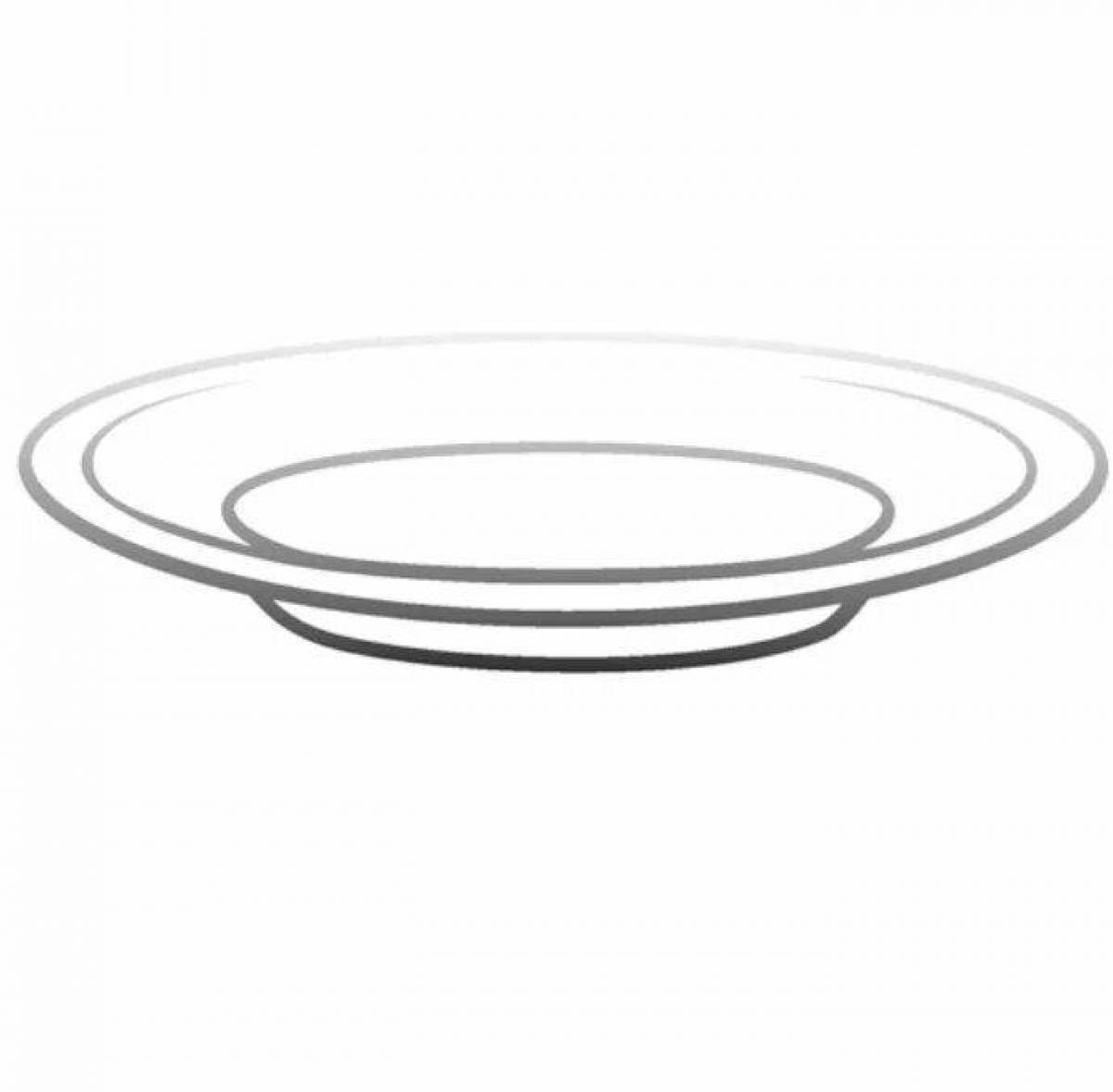 Тарелка Раскраски Для Детей +70 фото и картинок, распечатать бесплатно.