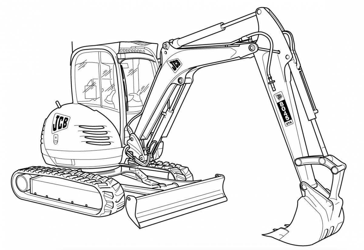 Экскаватор распечатать. JCB 8035 ZTS. Мини экскаватор JSB 8060 чертежи. Мини экскаватор ДСБ г8030. JCB 8030 Starter.