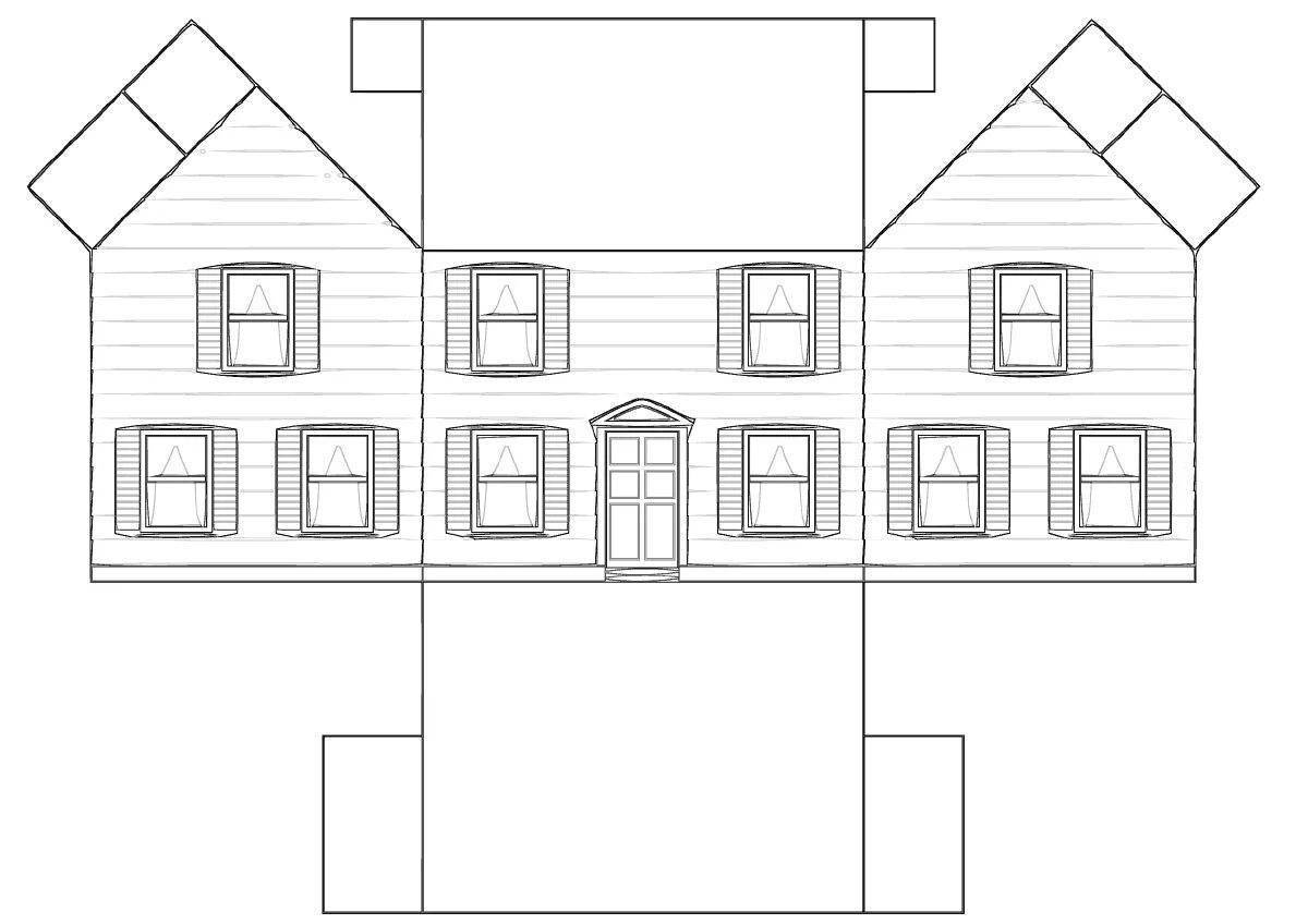 Проект бумажный дом