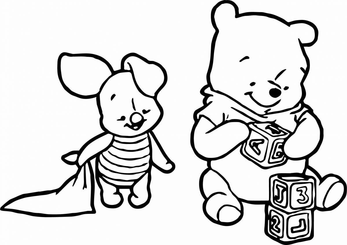 Joyful coloring pages with photos