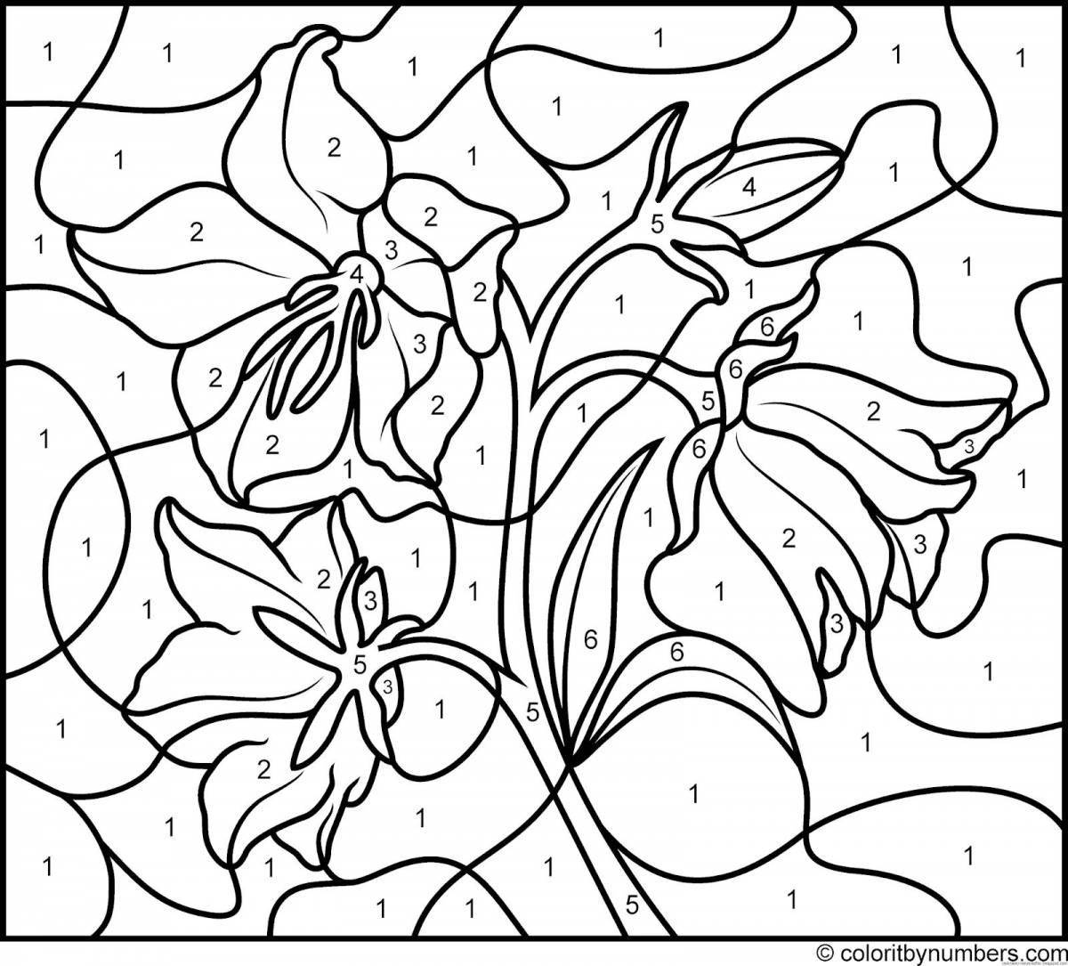 Relaxing coloring by numbers offline for android