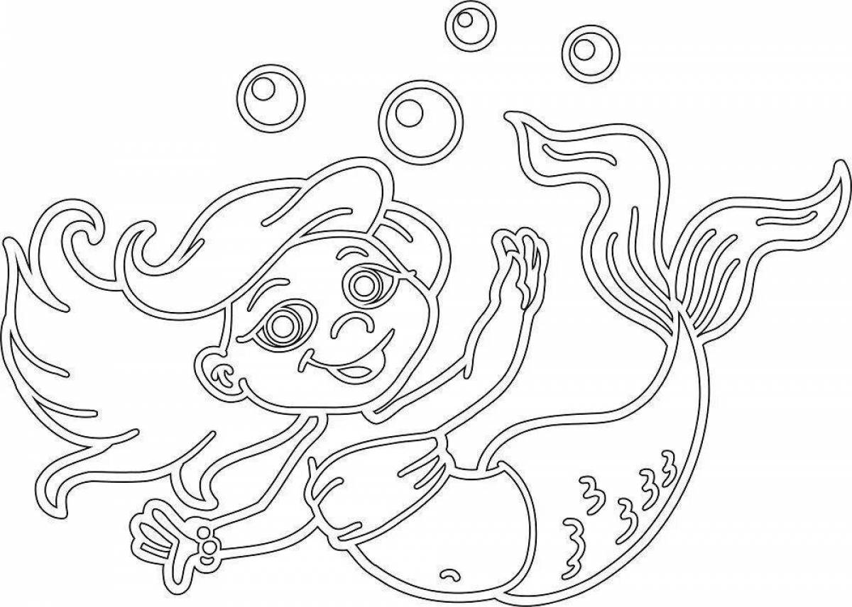 Animated sand coloring page