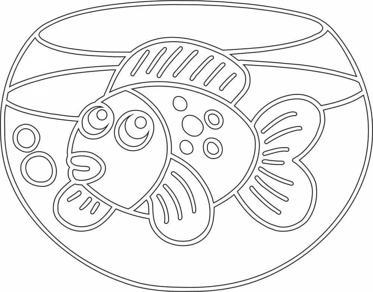 Magic sand coloring page