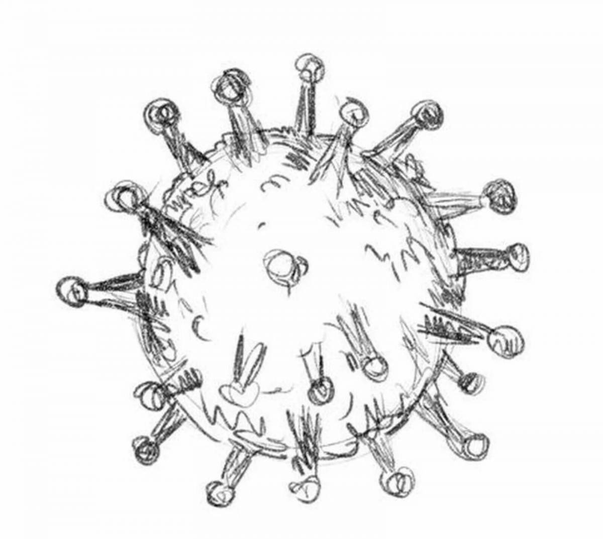 Вирус чертежи коронавирус