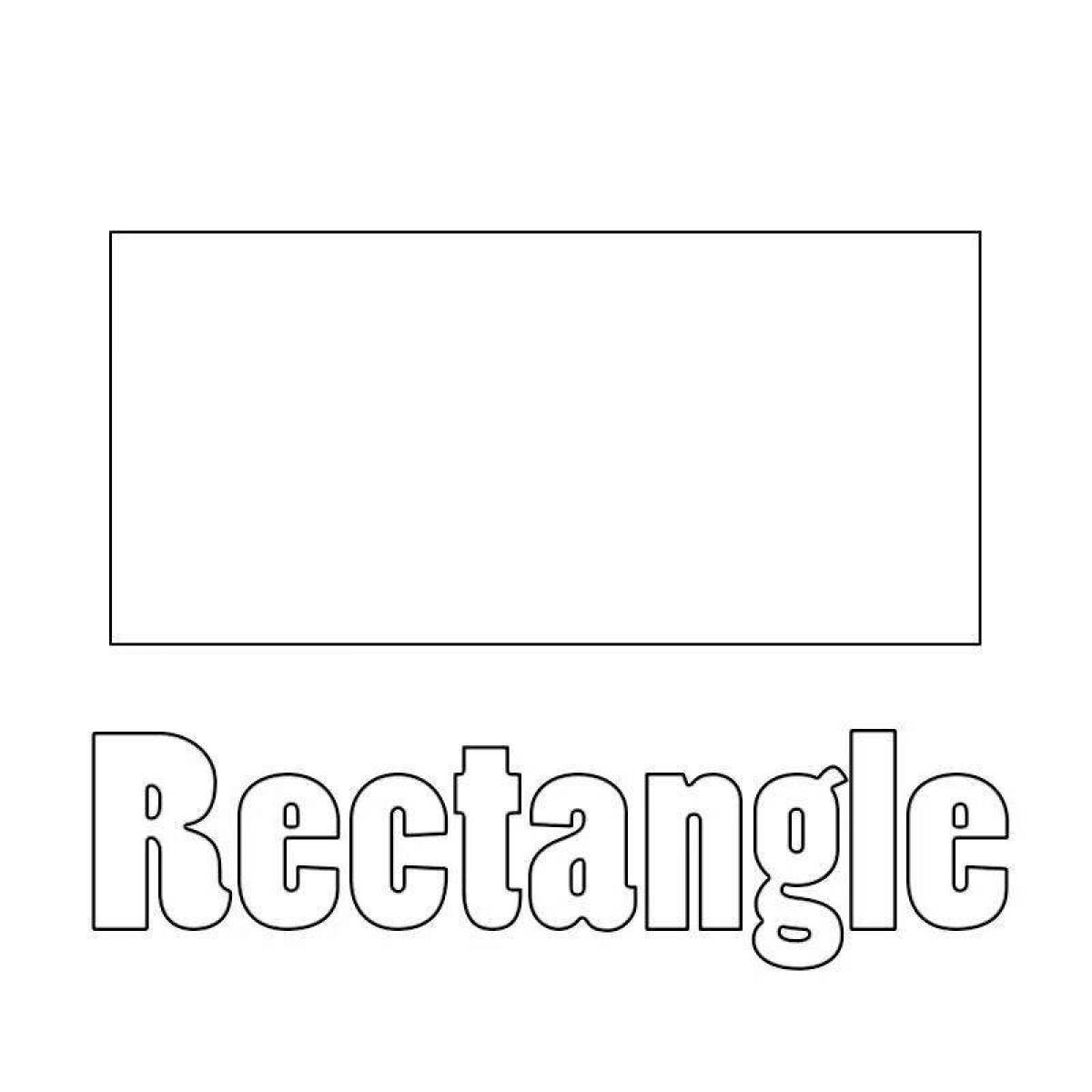 Coloring elegant rectangle