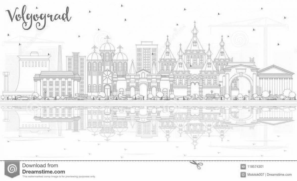 Coloring glorious volgograd
