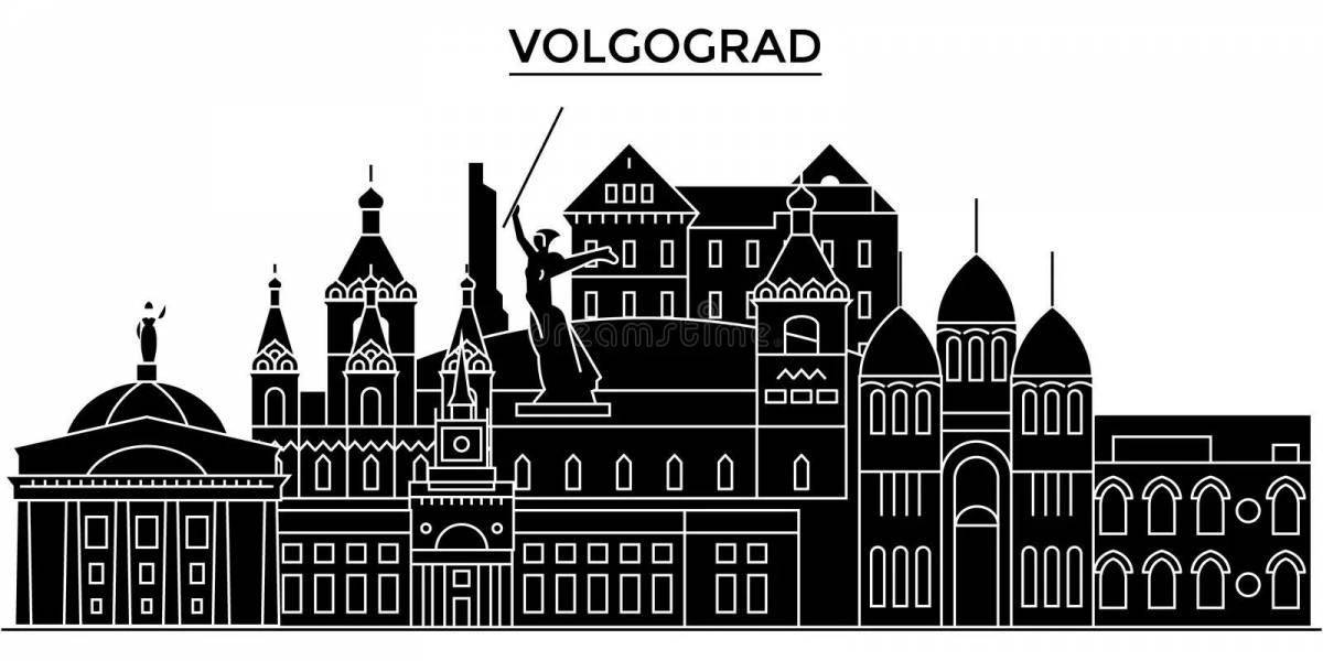 Brilliant Volgograd coloring book