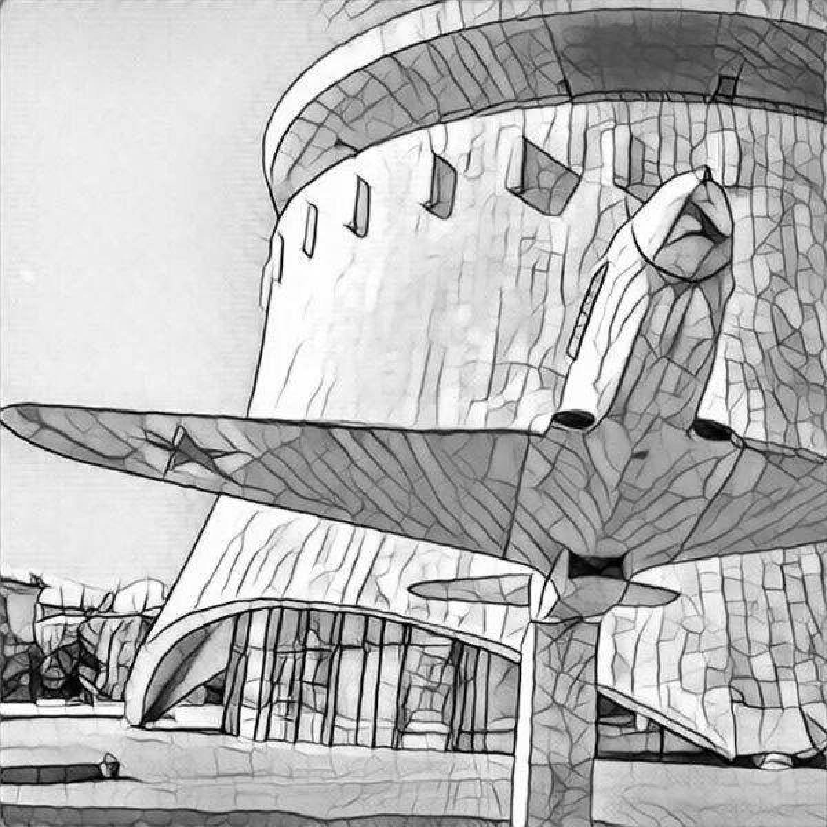 Delightful Volgograd coloring book