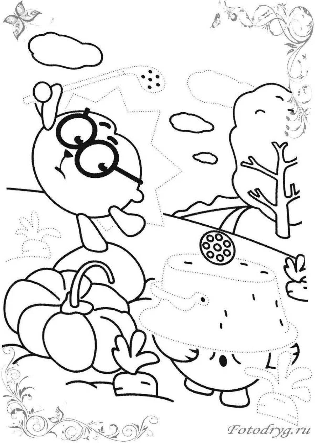 Exquisite chrum coloring page