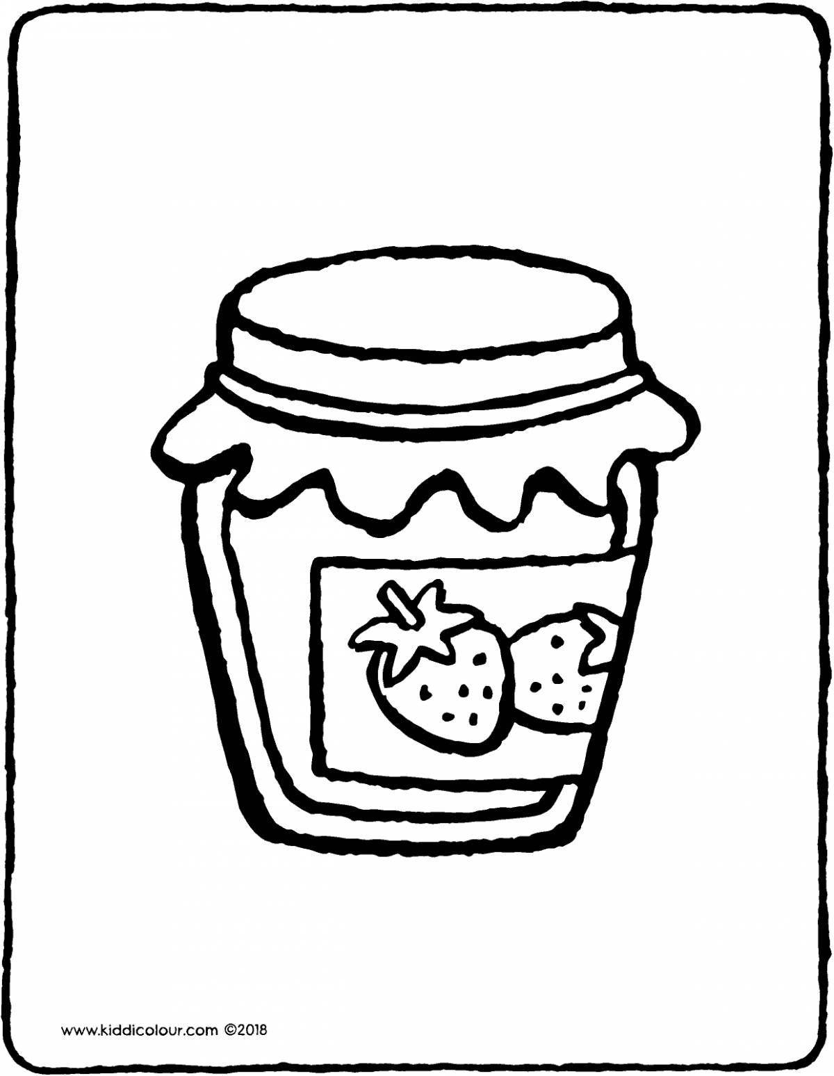 Glowing Jam Coloring Page