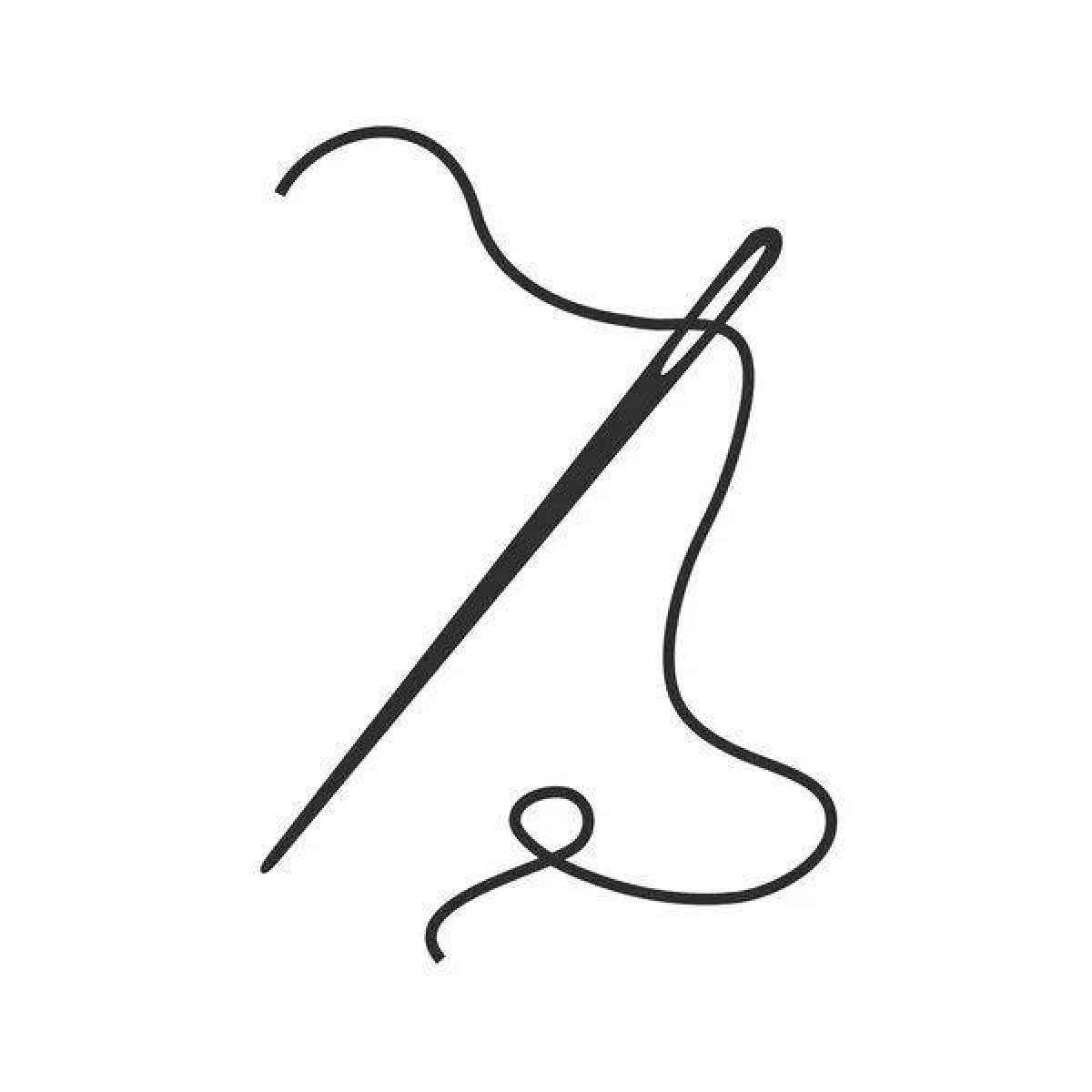 Punch needle coloring page