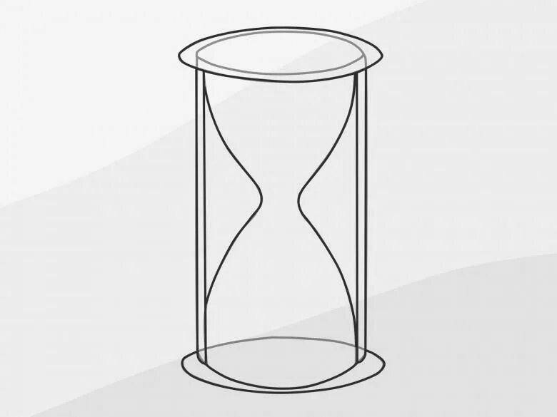 Great hourglass coloring page