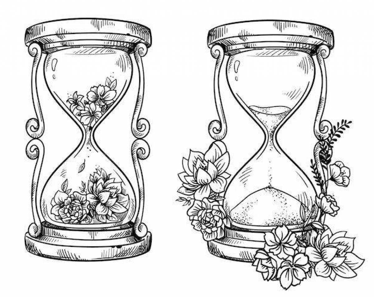 Exquisite hourglass coloring