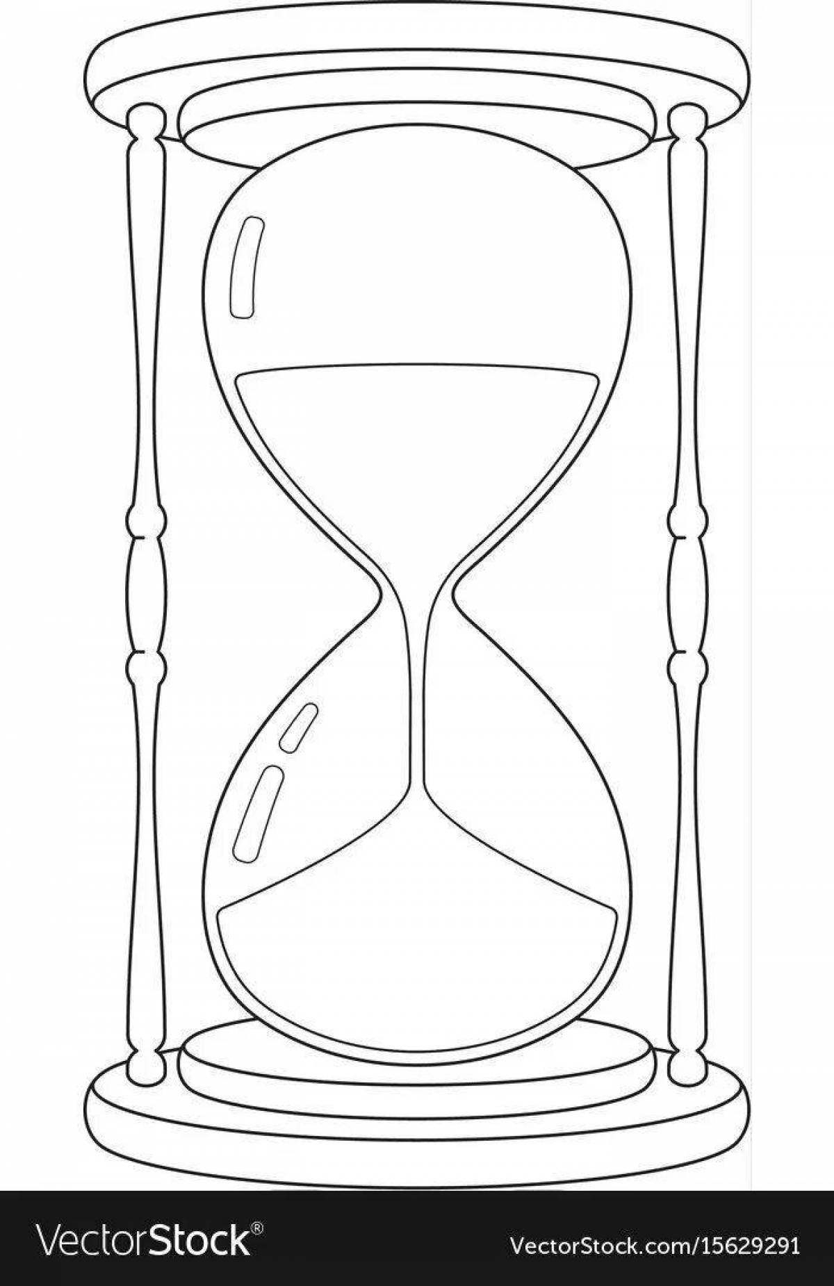 Great hourglass coloring book