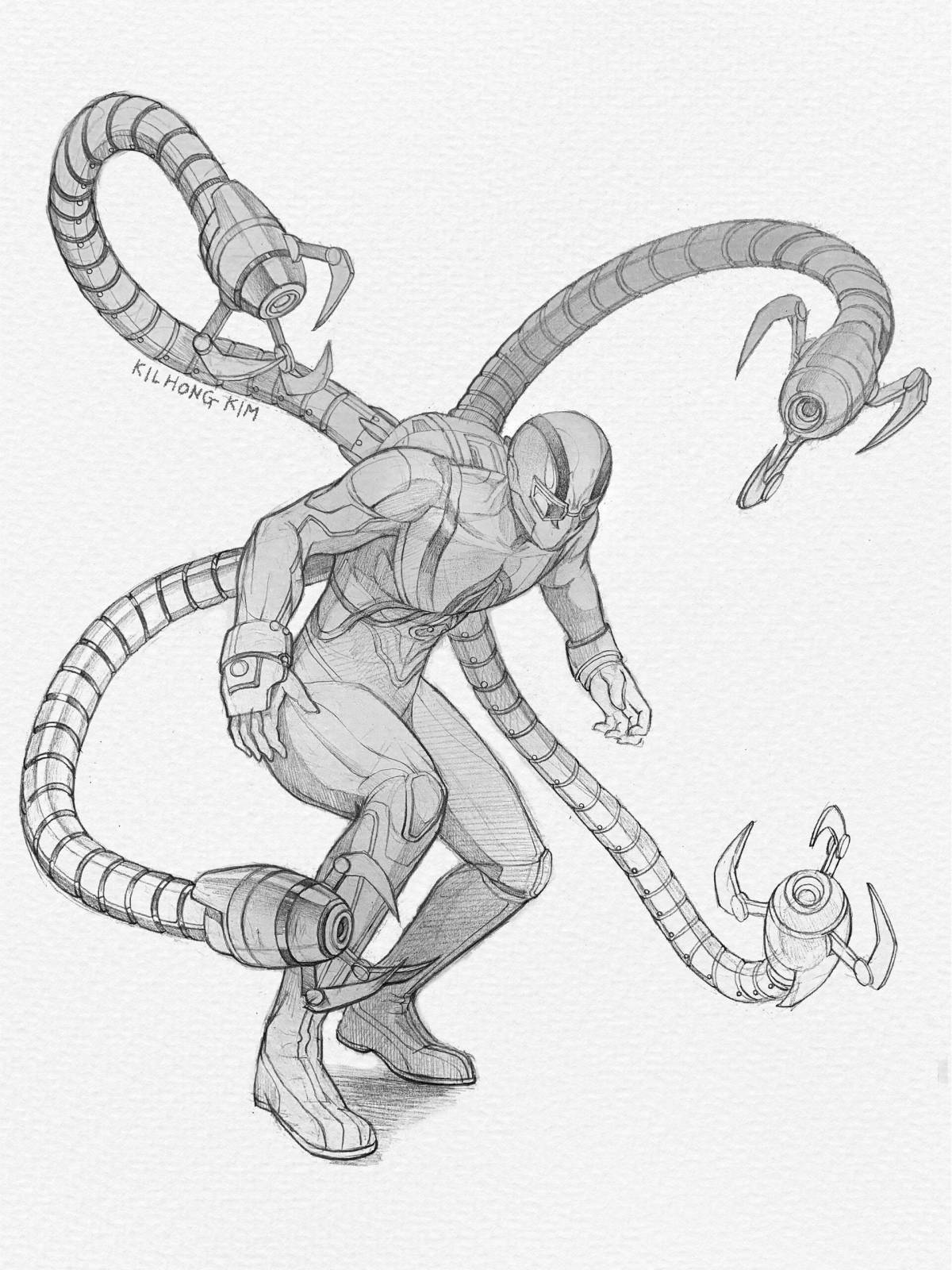 Miraculous doctor octopus coloring book